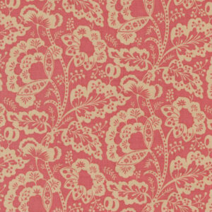 Moda French General Rouenneries Trois Faded Red 13963 13 Jolie Florals