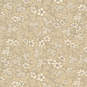 Moda French General Rouenneries Trois Oyster 13964 16 Mignon Florals Vine Leaf