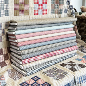 Moda French General Woven Ginghams Fat Eight Pakket 12223
