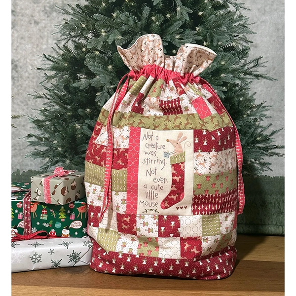 The Birdhouse Patchwork Designs Little Mouse Santa Sack