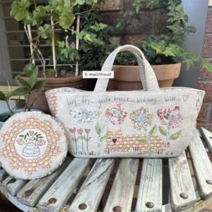 The Birdhouse Patchwork Designs Lazy Day Tote & Pincushion